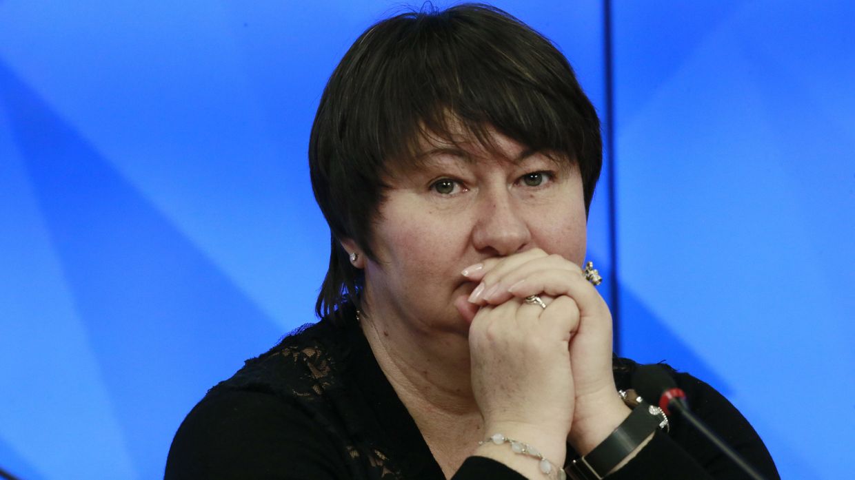 Трехкратная олимпийская чемпионка Елена Вяльбе