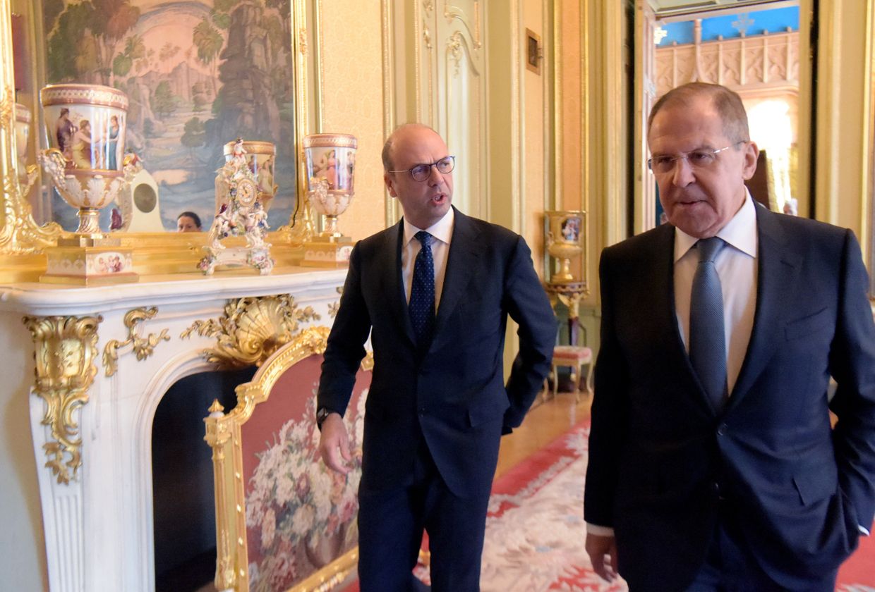 Встреча глав МИД РФ и Италии С. Лаврова и А. Альфано Встреча глав МИД РФ и Италии С. Лаврова и А. Альфано