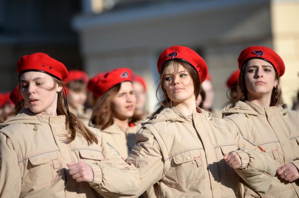 Участники военно-патриотического общественного движения Юнармия Участники военно-патриотического общественного движения Юнармия