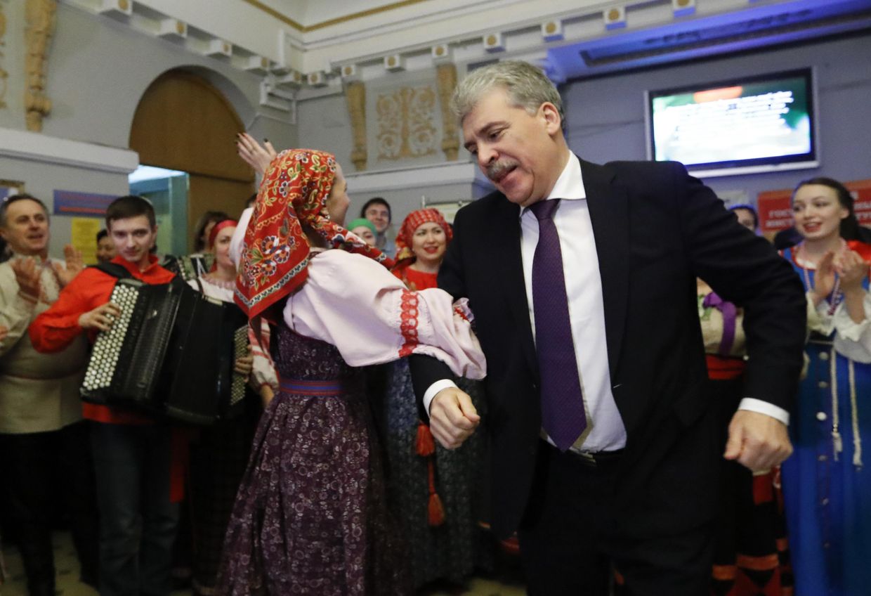 Кандидат в президенты РФ Павел Грудинин