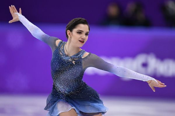 Российская фигуристка Евгения Медведева Российская фигуристка Евгения Медведева