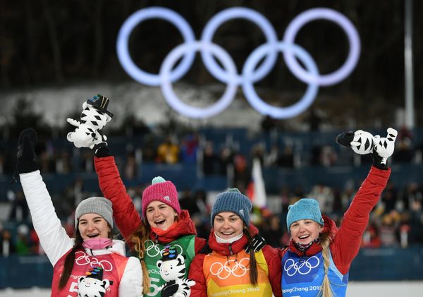 Олимпиада 2018. Лыжные гонки. Женщины. Эстафета Олимпиада 2018. Лыжные гонки. Женщины. Эстафета