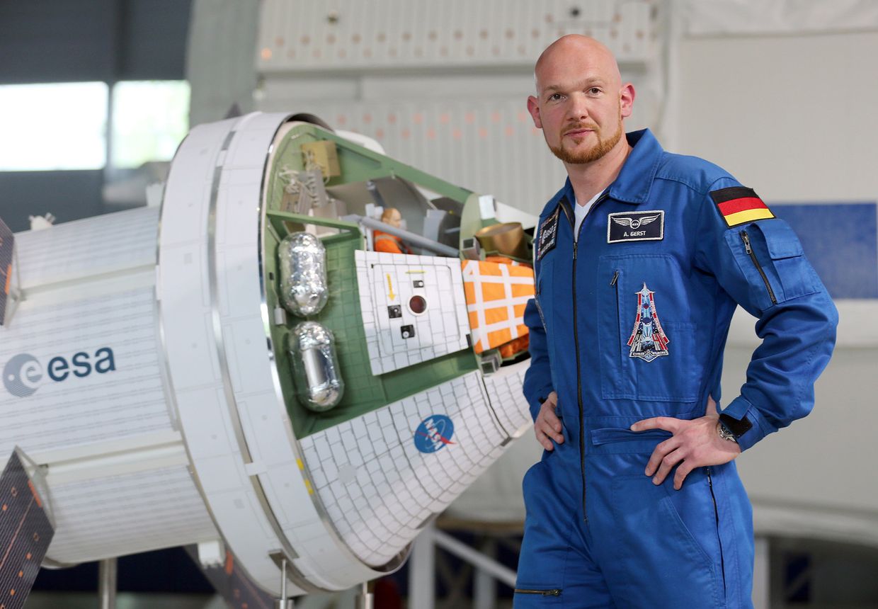 Немецкий космонавт Александр Герст Немецкий космонавт Александр Герст