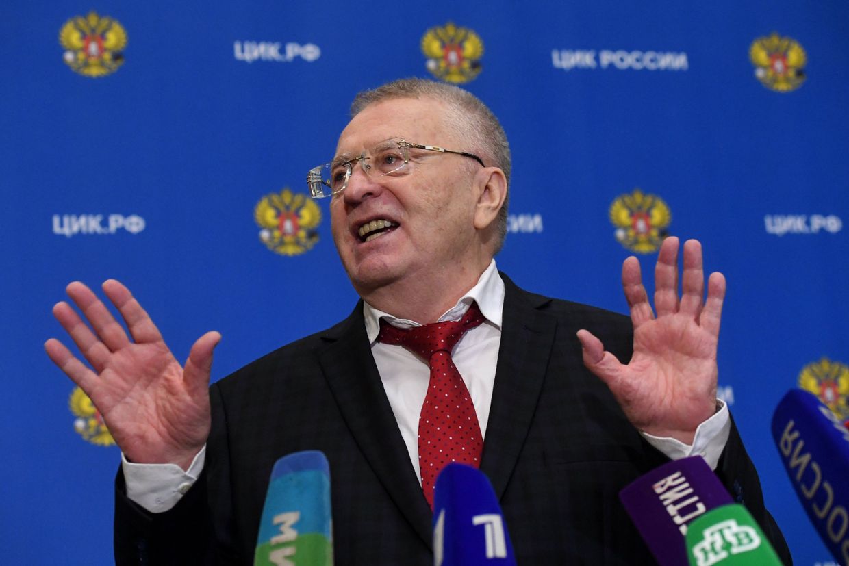 ЦИК зарегистрировал лидера ЛДПР В. Жириновского в качестве кандидата на пост президента России