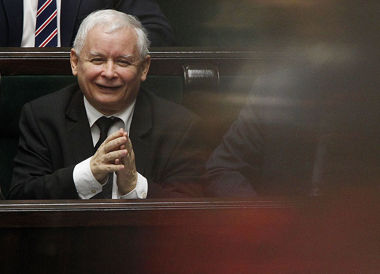 Лидер партии «Право и справедливость» Ярослав Качинский