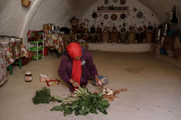 Подземные дома в Тунисе
