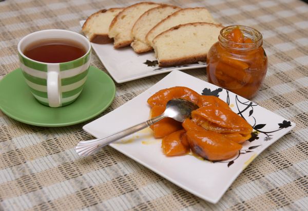 Мандариновое варенье и чай Мандариновое варенье и чай