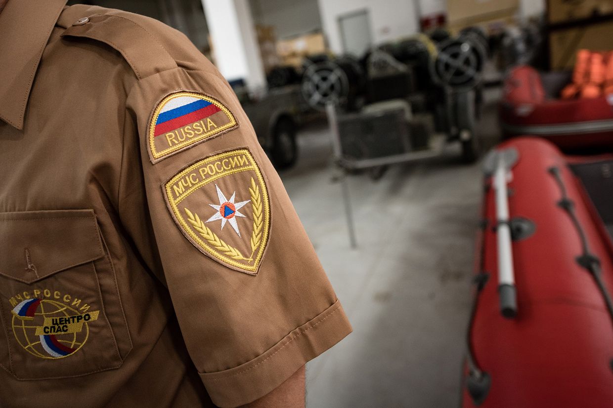 Сотрудник Российско-сербского гуманитарного центра в городе Ниш
