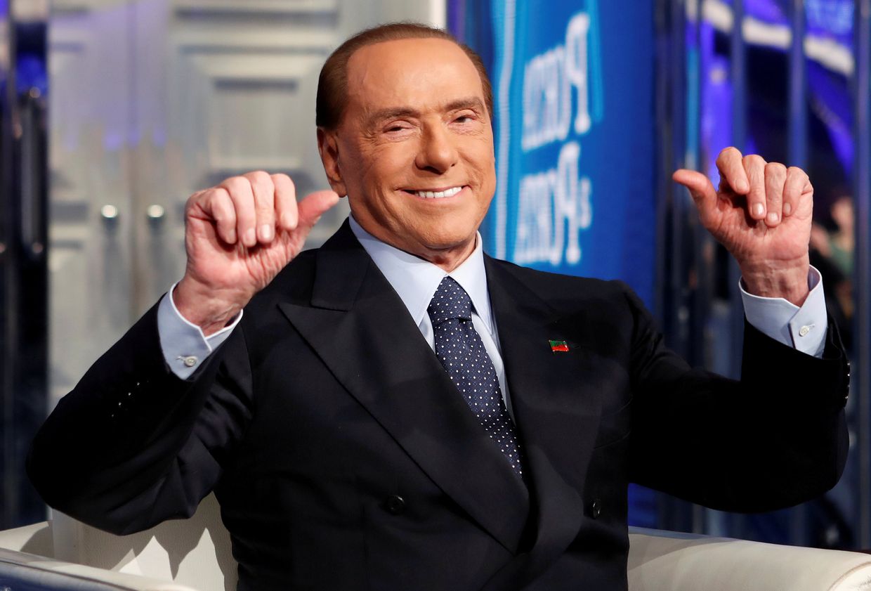 Лидер партии Forza Italia Сильвио Берлускони