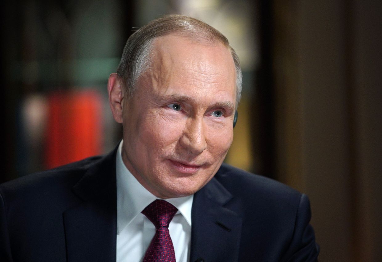 Президент РФ Владимир Путин дает интервью журналисту американского телеканала NBC Мегин Келли в Калининграде. 2 марта 2018