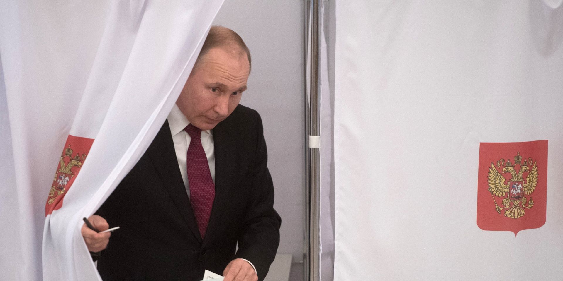 Президент РФ В. Путин принял участие в голосовании на выборах президента РФ - ИноСМИ, 1920, 06.02.2024