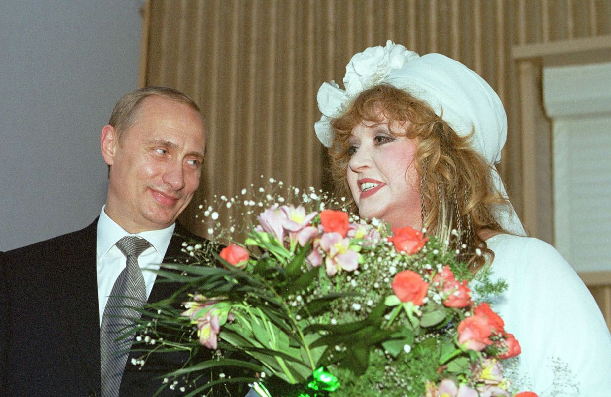 Владимир Путин и Алла Пугачева