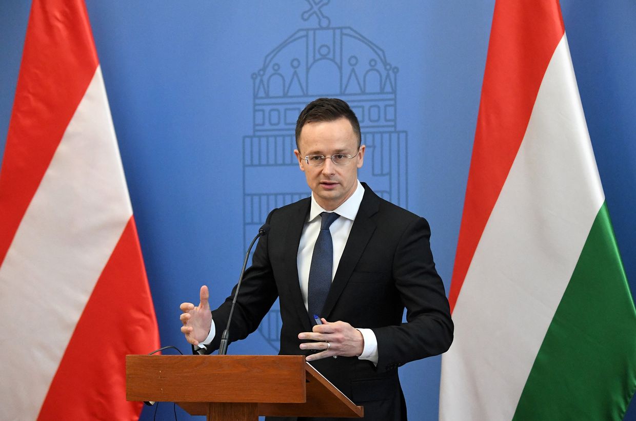 Министр иностранных дел Венгрии Петер Сийярто Министр иностранных дел Венгрии Петер Сийярто