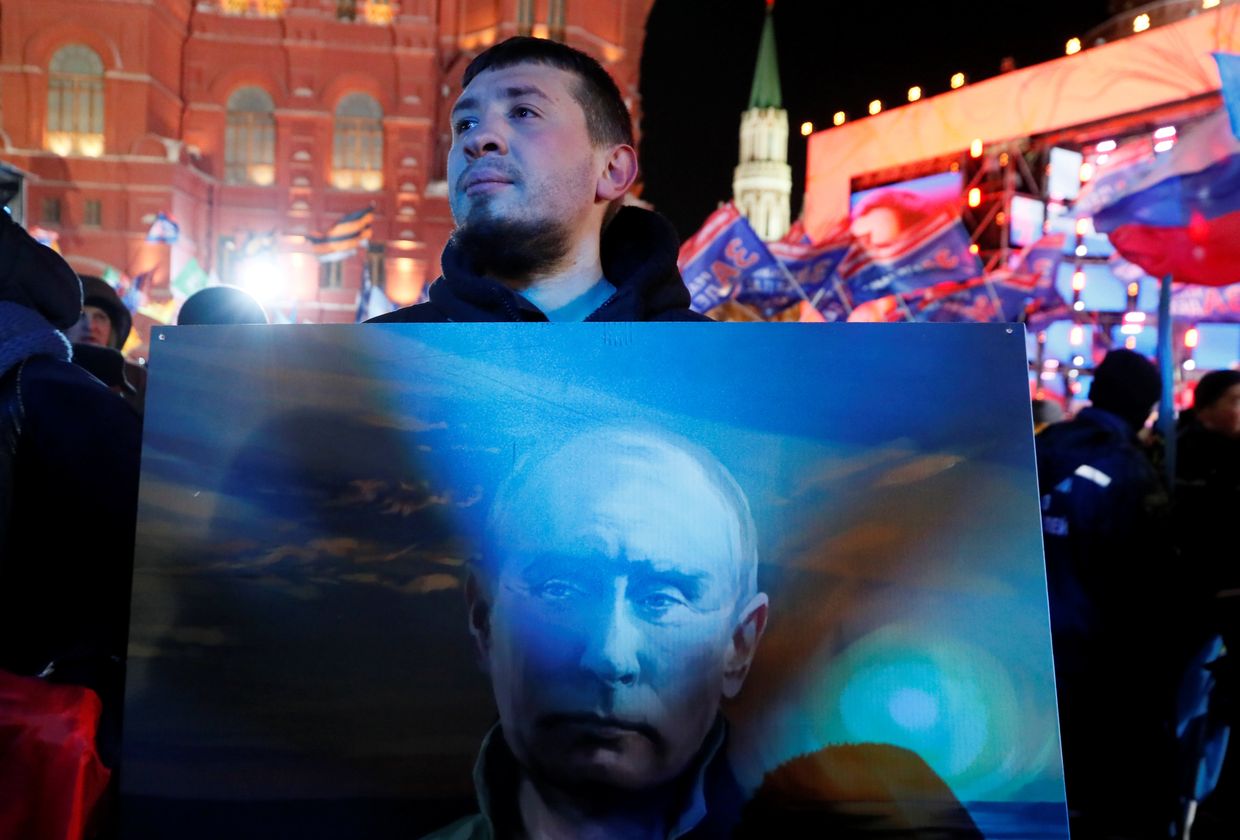 Митинг в поддержку Владимира Путина в Москве