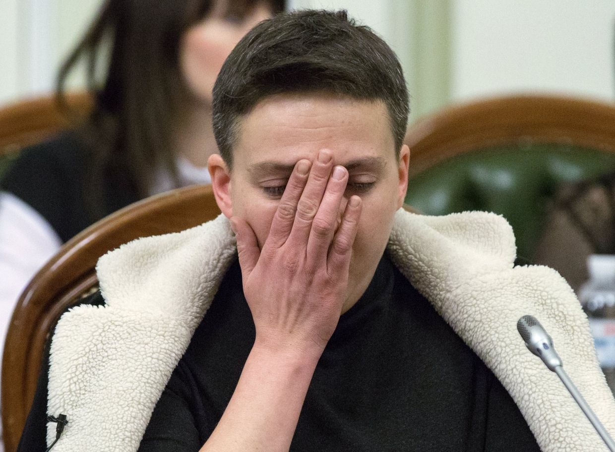 Надежда Савченко на заседании комитета по вопросам регламента и организации работы Верховной Рады Украины. 22 марта 2018