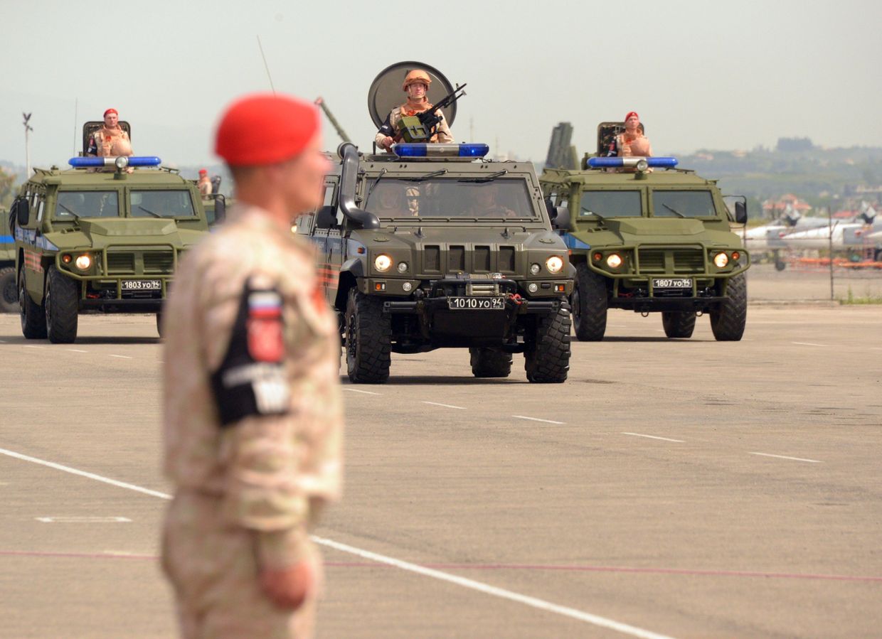 Военный парад на российской авиабазе Хмеймим