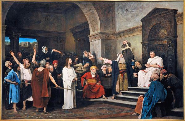Христос перед Пилатом, Михай Мункачи, 1881 год