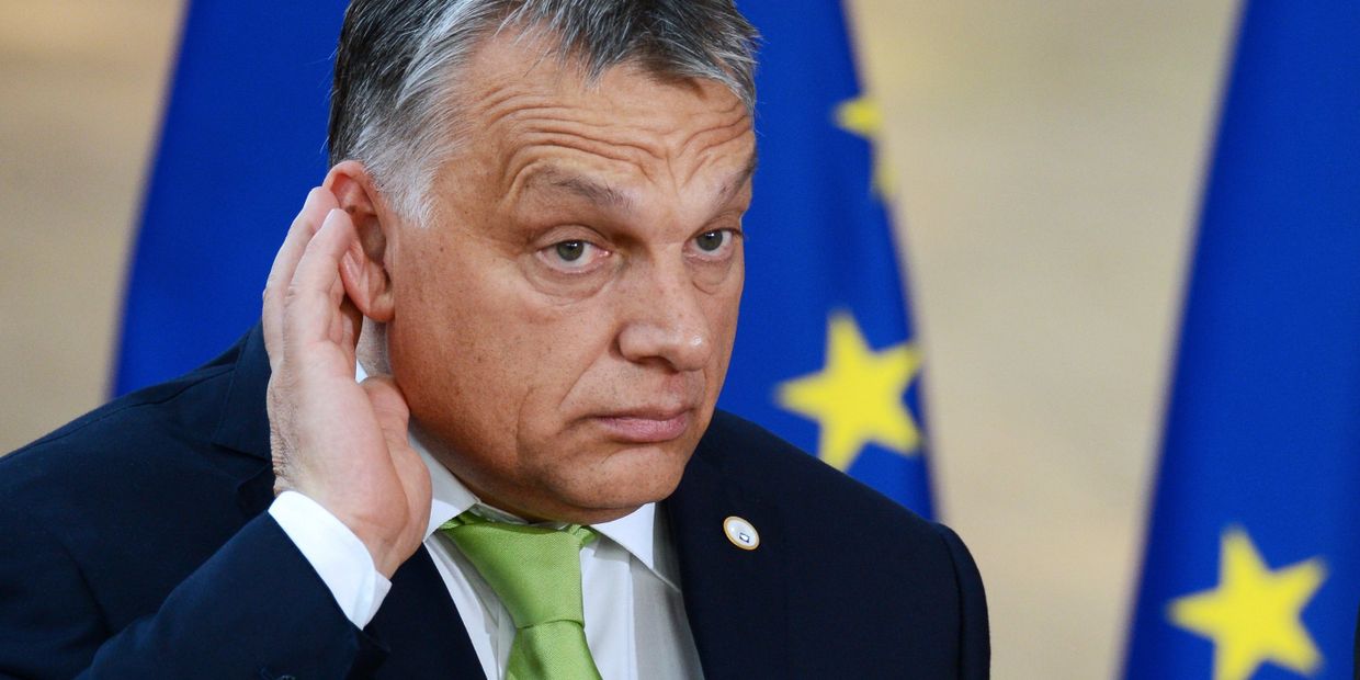 Премьер-министр Венгрии Виктор Орбан в Брюсселе