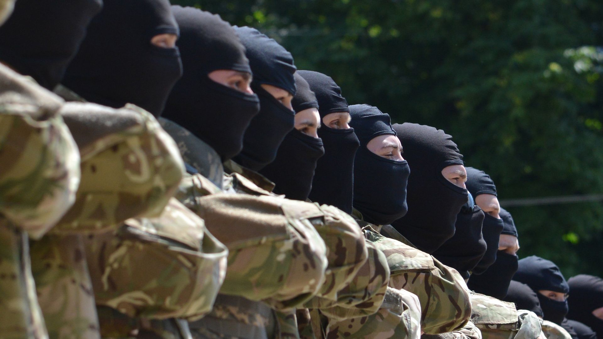 Бойцы батальона “Азов” принимают присягу на верность Украине на Софийской площади в Киеве - ИноСМИ, 1920, 31.05.2022