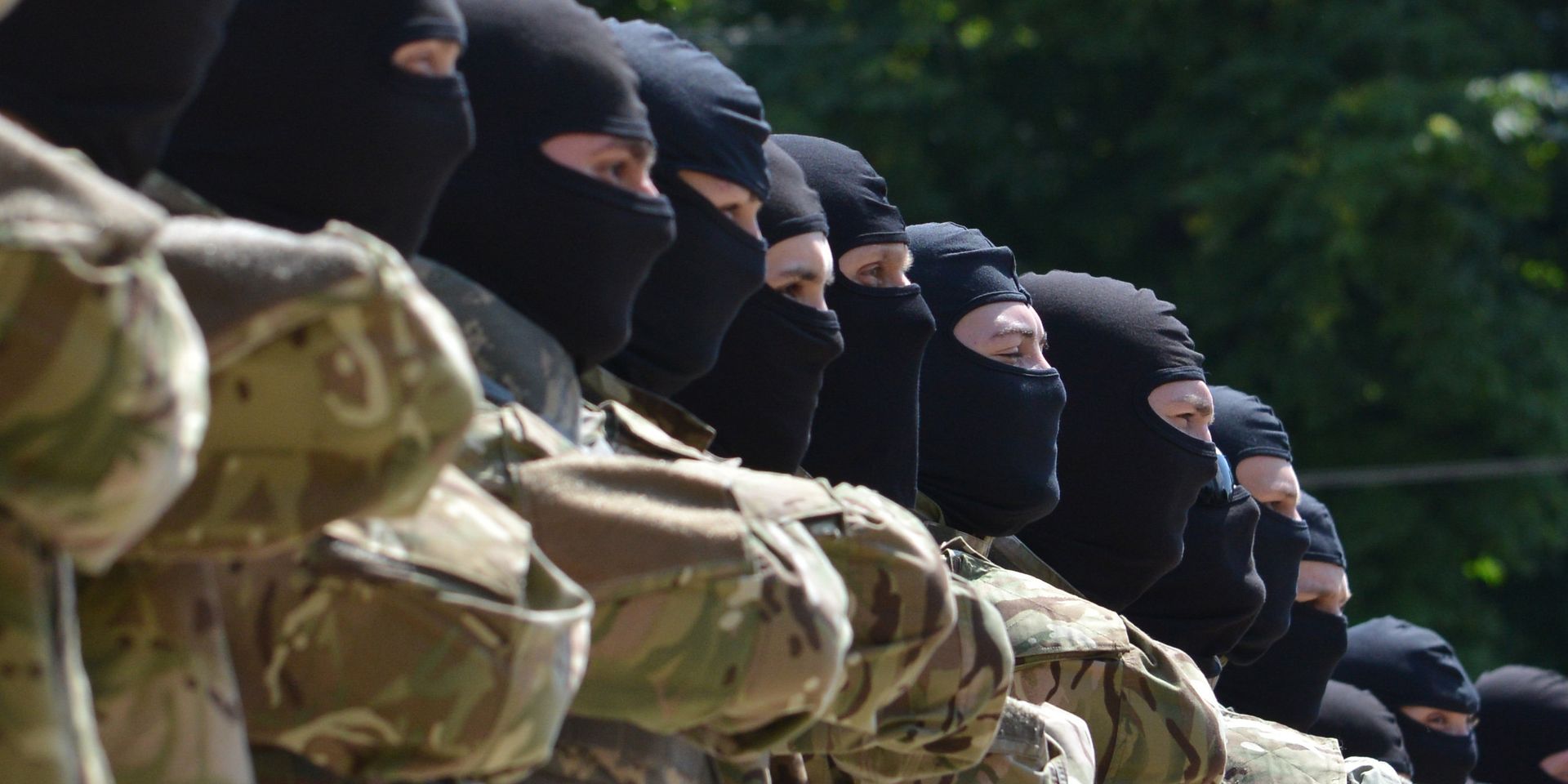 Бойцы батальона “Азов” принимают присягу на верность Украине на Софийской площади в Киеве - ИноСМИ, 1920, 14.05.2022