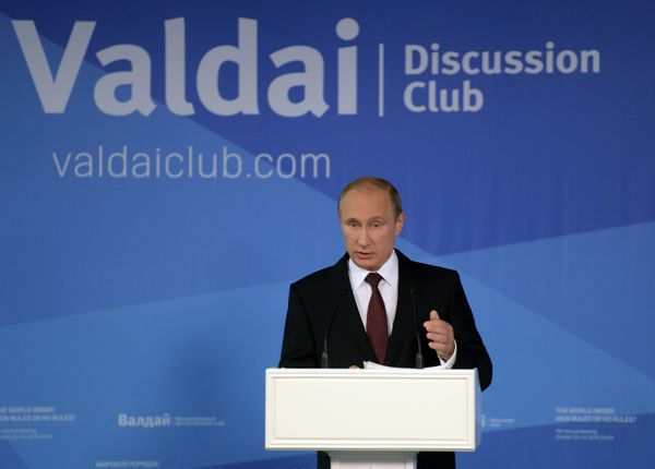 В.Путин принял участие в итоговой пленарной сессии XI заседания Международного дискуссионного клуба Валдай