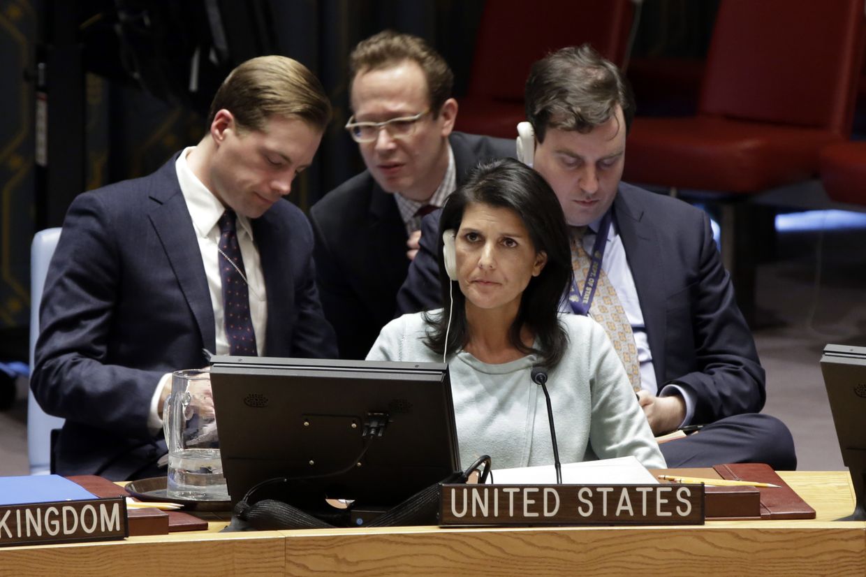 Постоянный представитель США при ООН Никки Хейли