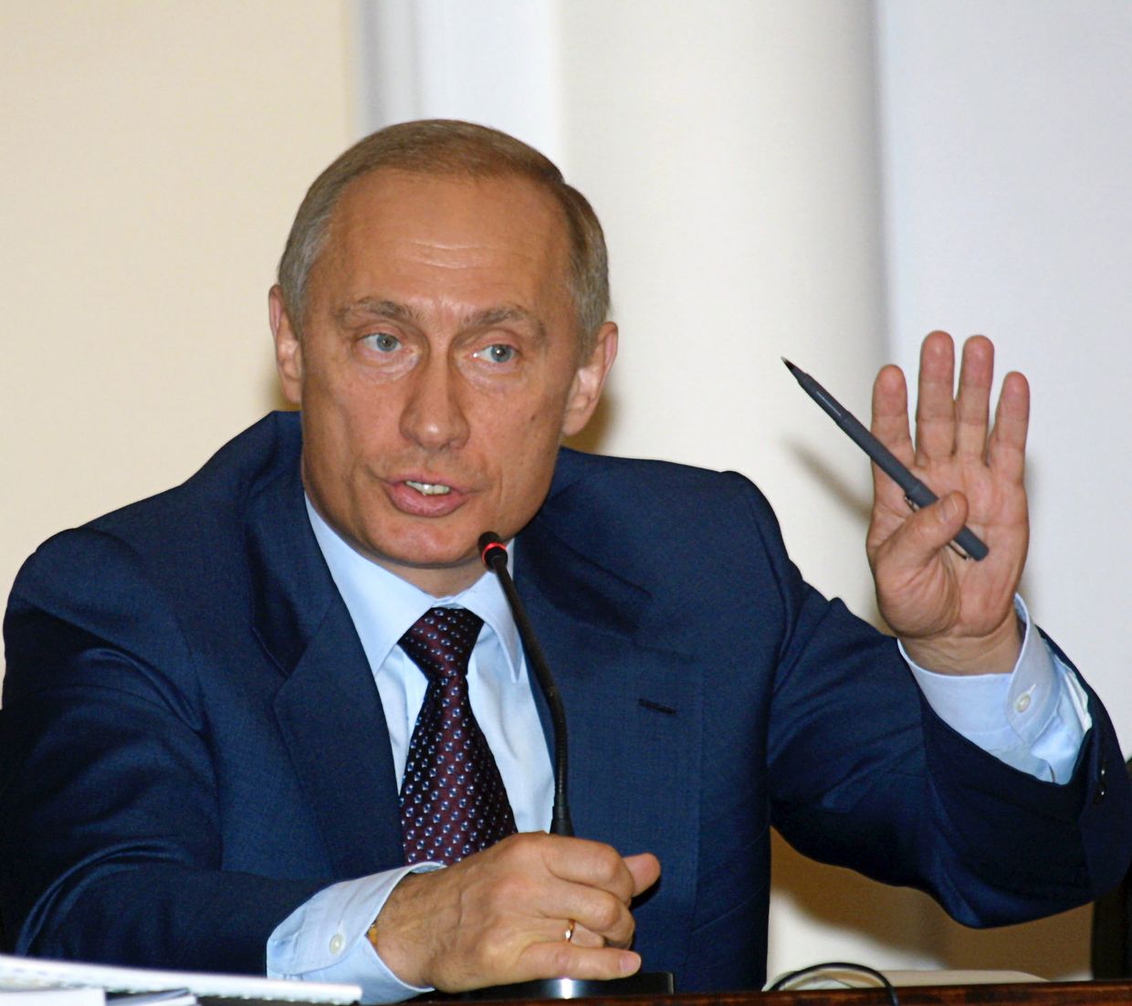 Президент РФ Владимир Путин на совместном заседании коллегий Минфина и Минэкономразвития РФ