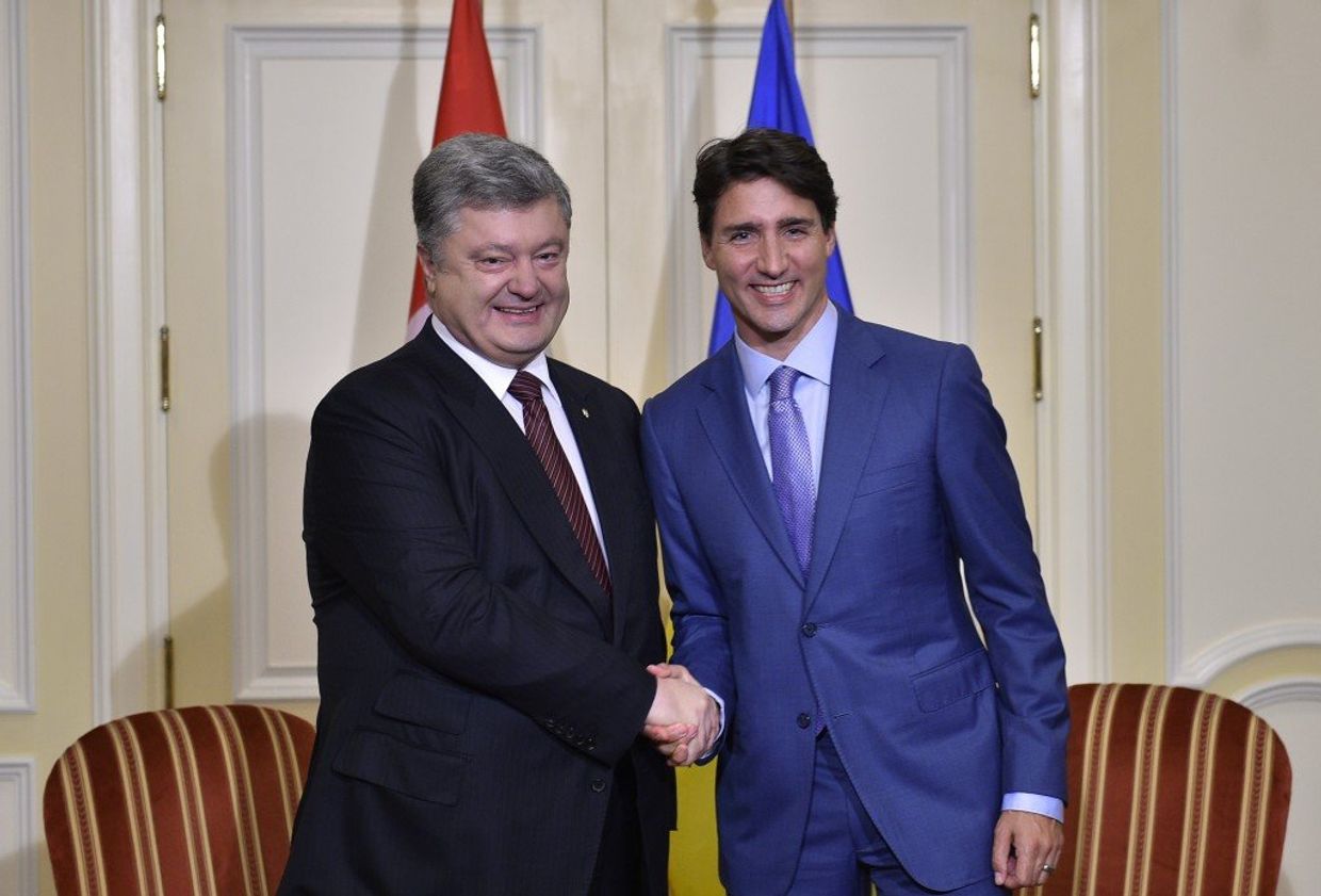 Встреча президента Украины Петра Порошенко и премьер-министра Канады Джастина Трюдо, Канада. 22 сентября 2017