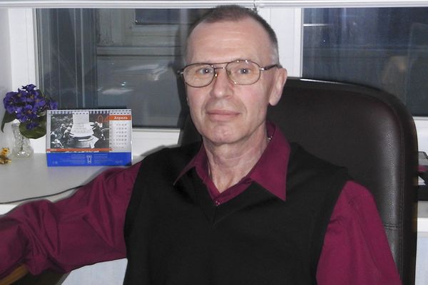 Российский химик Владимир Углев в мае 2011 года