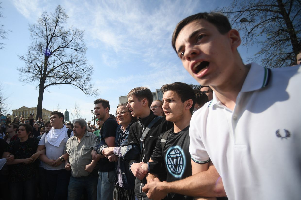 Акция оппозиции в Москве