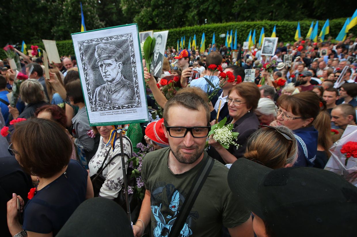 Акция Бессмертный полк на Украине