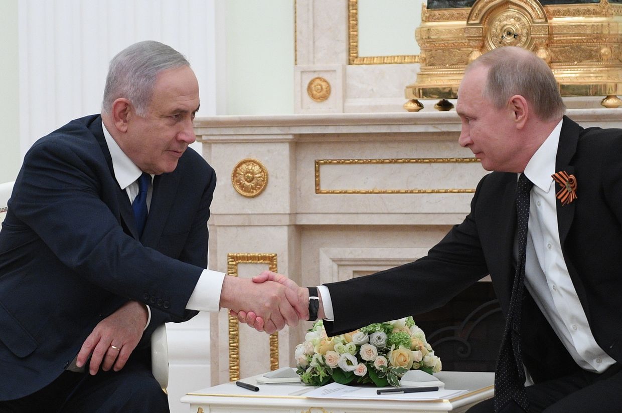 Встреча президента РФ В. Путина с премьер-министром Израиля Б. Нетаньяху