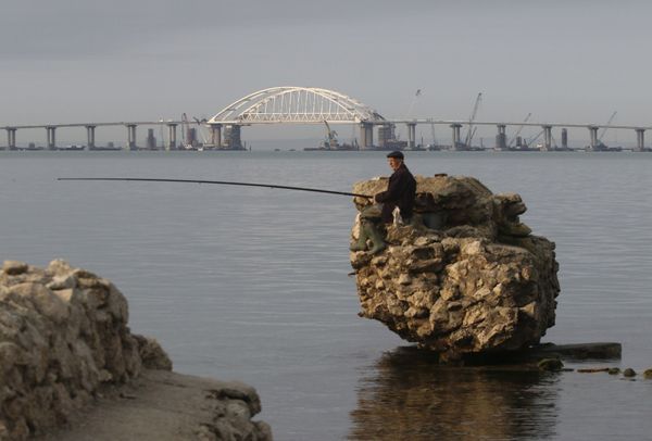 Вид на Крымский мост