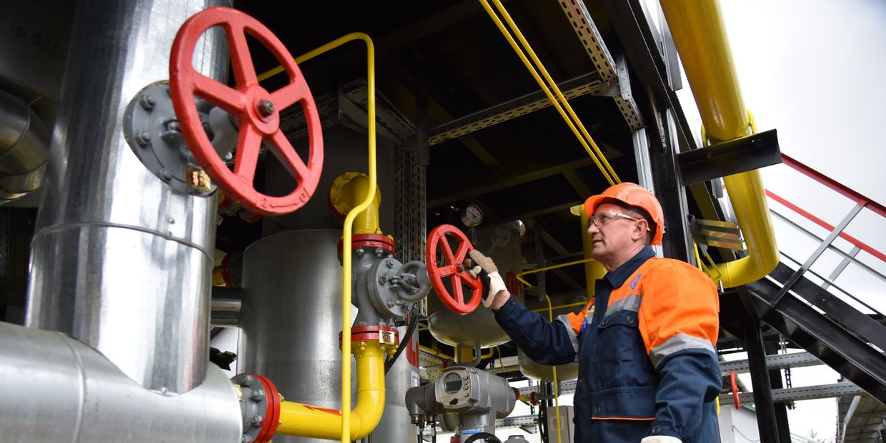 Газодобывающее предприятие на Украине