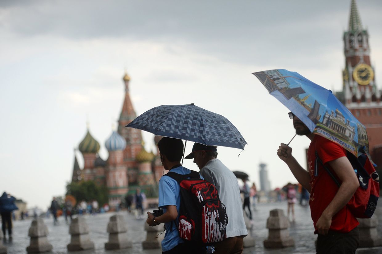 Дождь в Москве