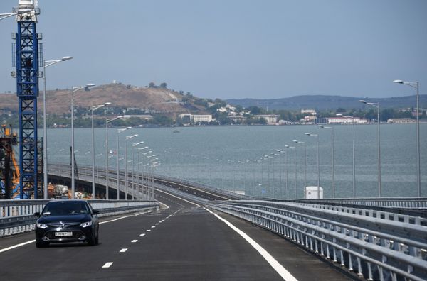 Открытие автомобильной части Крымского моста Открытие автомобильной части Крымского моста