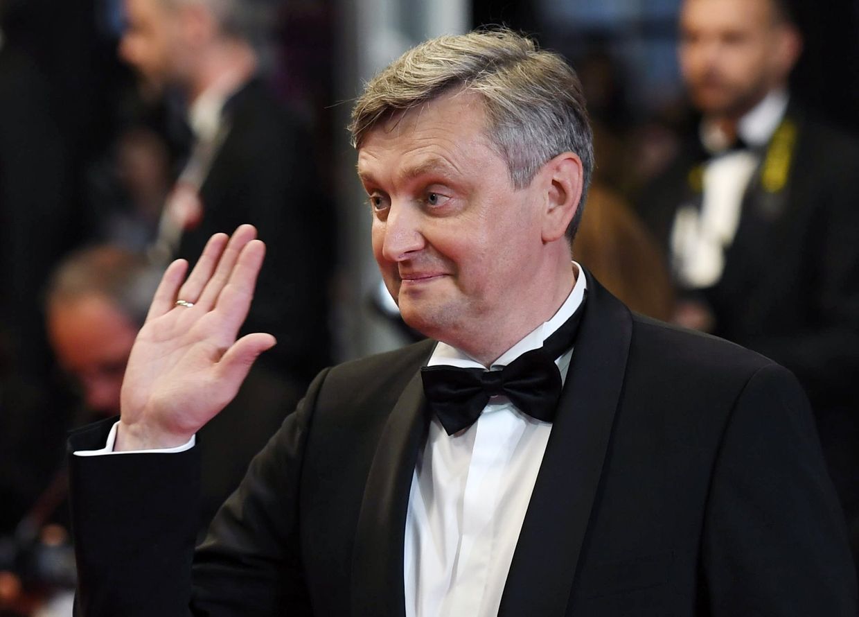 Украинский режиссер Сергей Лозница на красной дорожке 71-го Каннского международного кинофестиваля