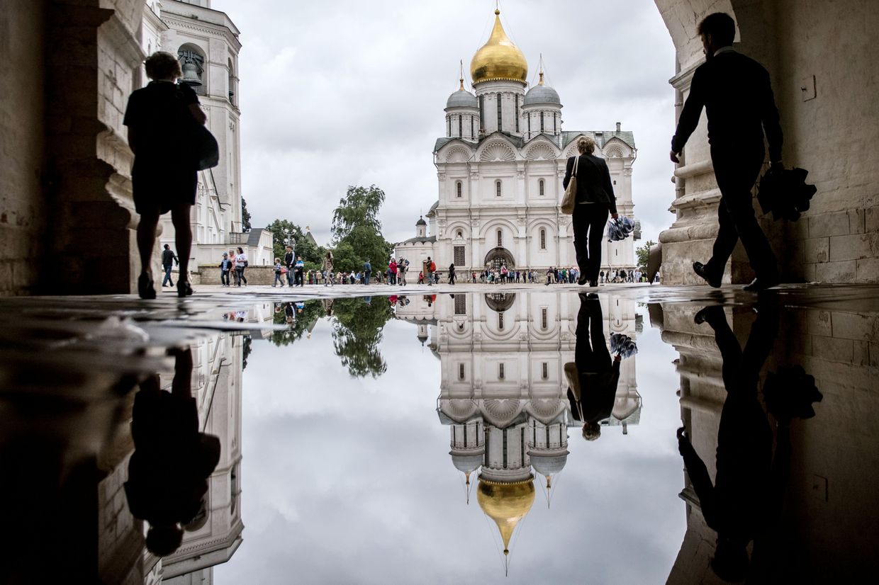 Архангельский собор на Соборной площади Московского Кремля