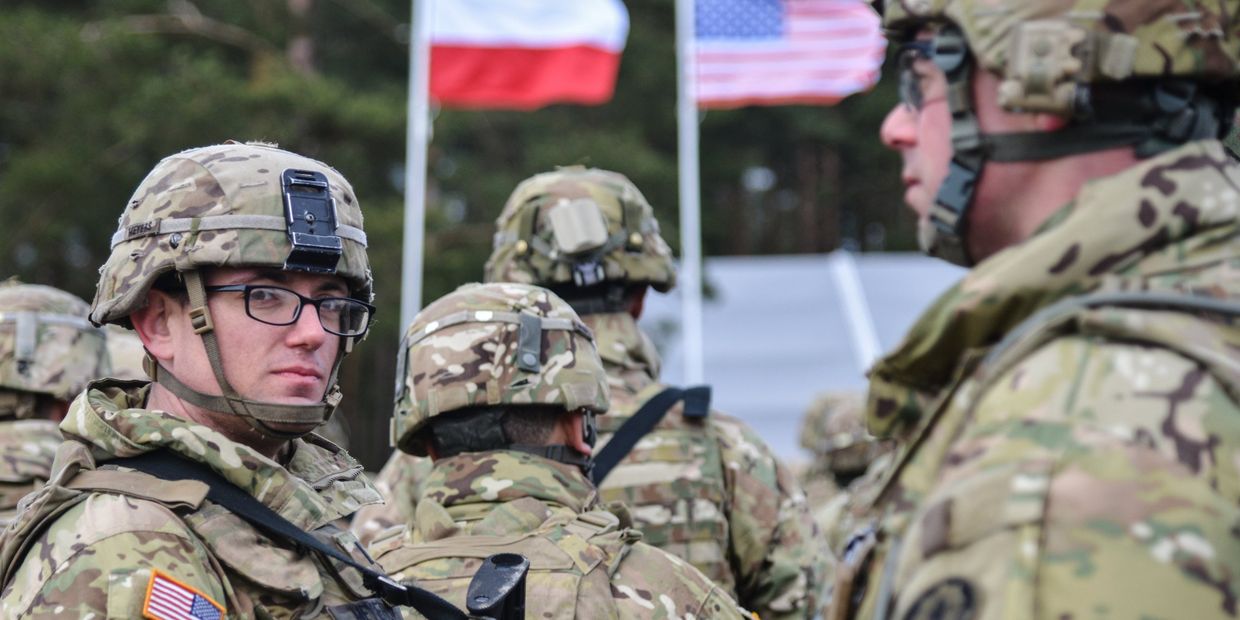 Американские военные в Польше