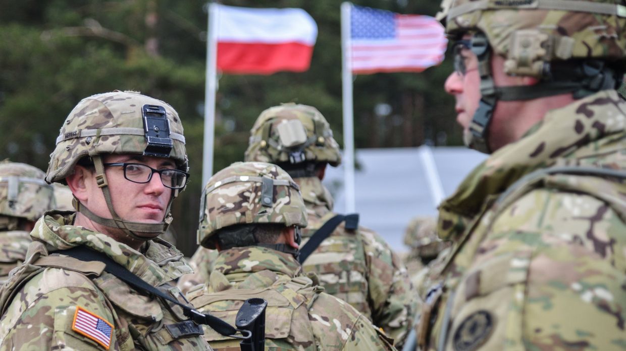 Американские военные в Польше
