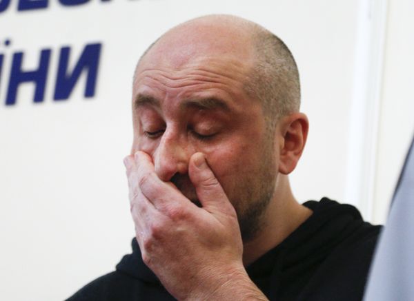 Брифинг СБУ с участием российского журналиста Аркадия Бабченко в Киеве. 30 мая 2018