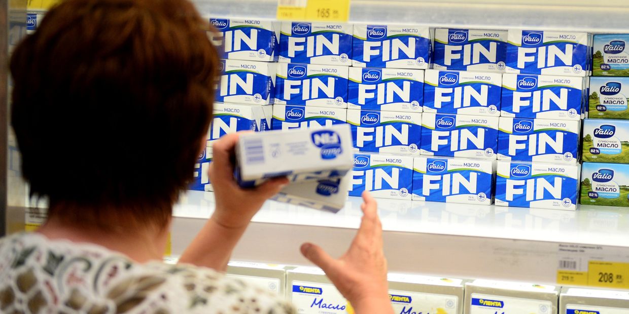 Продажа продуктов финского производителя молочных продуктов Valio
