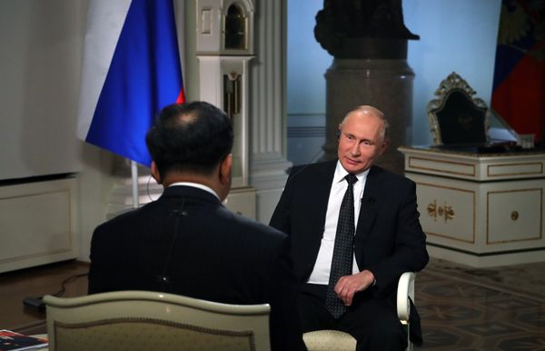 Президент РФ В. Путин дал интервью Медиакорпорации Китая