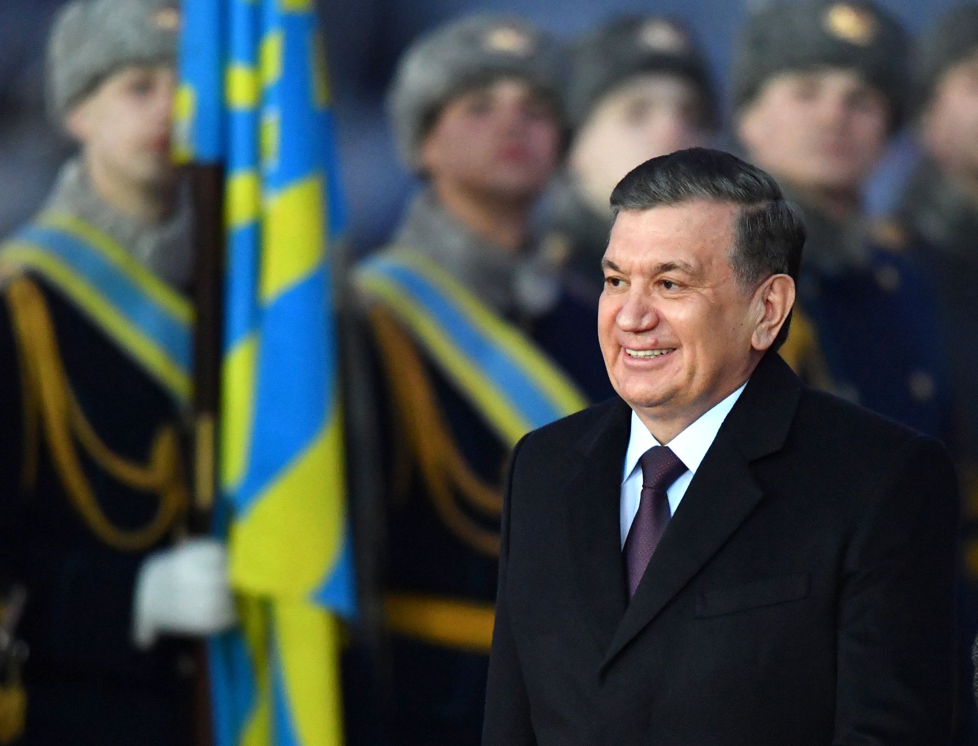 Президент Узбекистана Шавкат Мирзиеев в аэропорту Внуково-2. 4 апреля 2017 - ИноСМИ, 1920, 08.12.2021