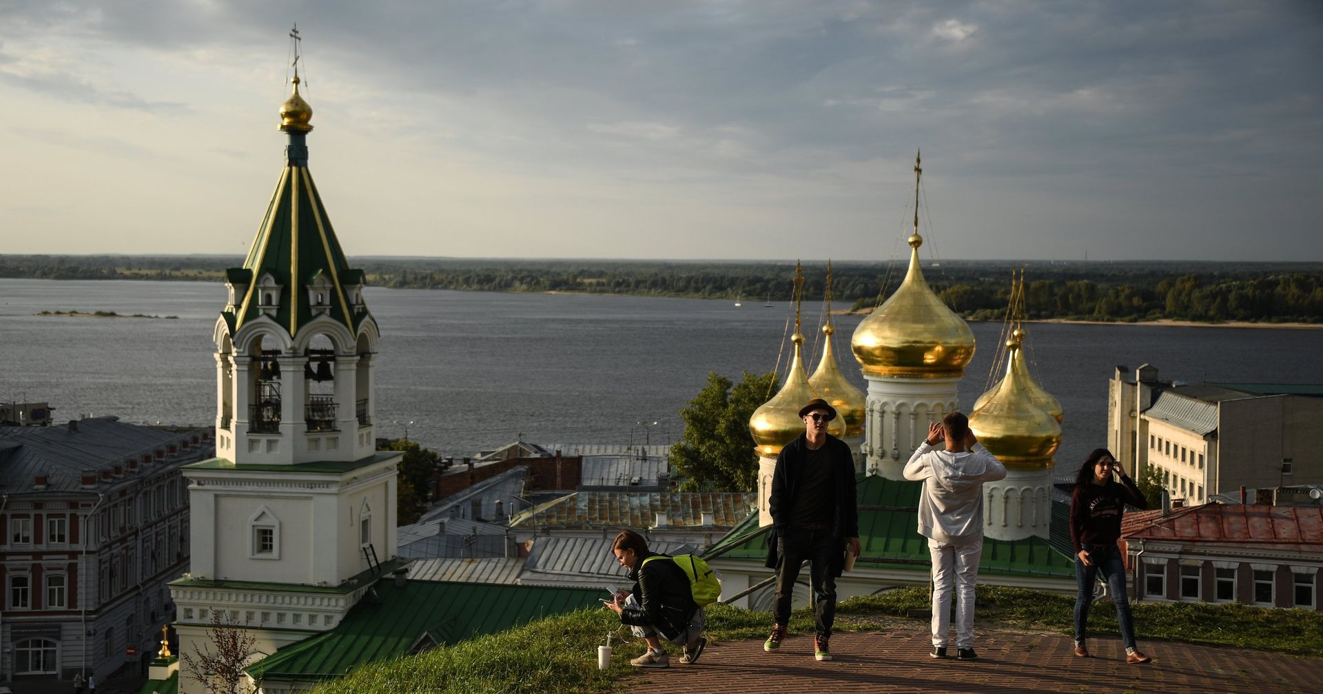 Вид на церковь Рождества Иоанна Предтечи на Торгу в Нижнем Новгороде - ИноСМИ, 1920, 22.04.2021