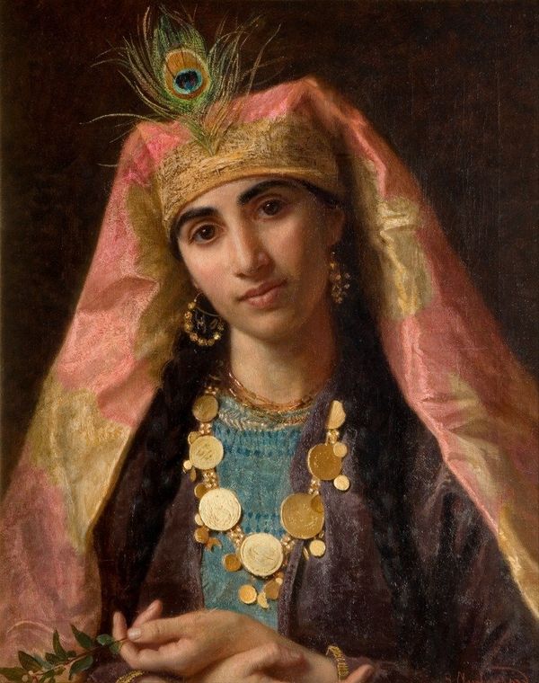 Картина французской художницы Софи Жанжамбр Андерсон «Шахерезада»