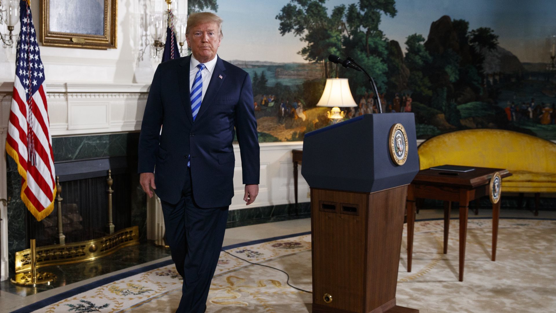 Президент США Дональд Трамп после объявления о расторжении ядерной сделки с Ираном. 8 мая 2018 года - ИноСМИ, 1920, 26.08.2026