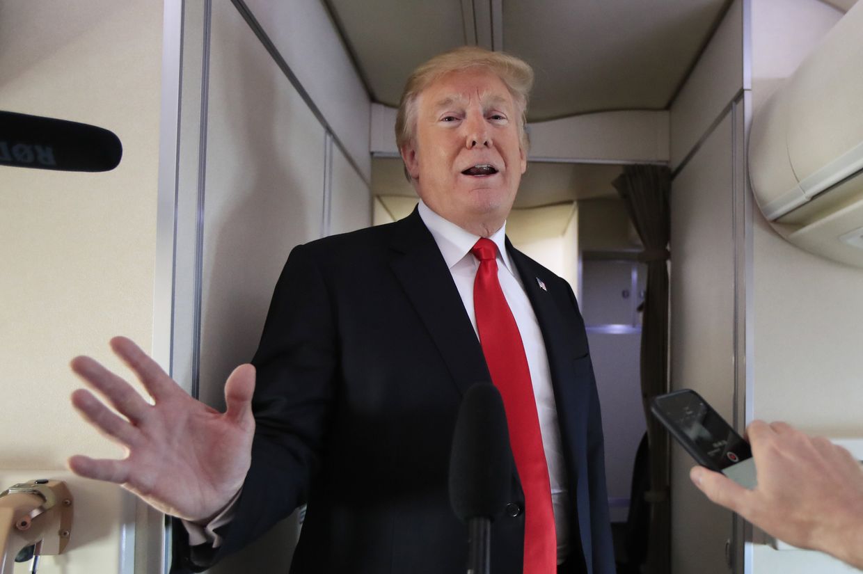 Президент США Дональд Трамп отвечает на вопросы журналистов. 29 июня 2018