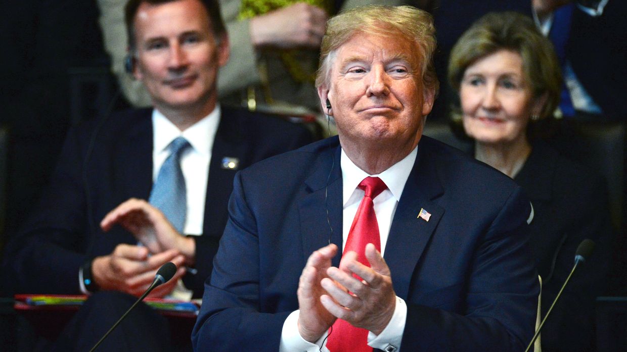 Дональд Трамп на саммите стран-участниц НАТО в Брюсселе. 11 июля 2018