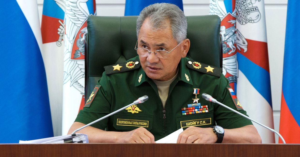 Министр обороны РФ Сергей Шойгу Министр обороны РФ Сергей Шойгу